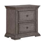 Big Valley Nightstand in Brown, Grey, or White - Image 7