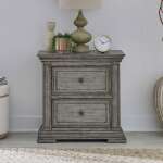 Big Valley Nightstand in Brown, Grey, or White - Image 6