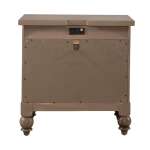 Rustic Taupe Nightstand - Image 2
