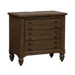 Rustic Taupe Bedside Chest