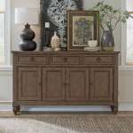 Rustic Taupe or Black Hall Buffet - Image 2