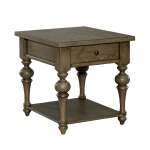 Americana Farmhouse Drawer End Table