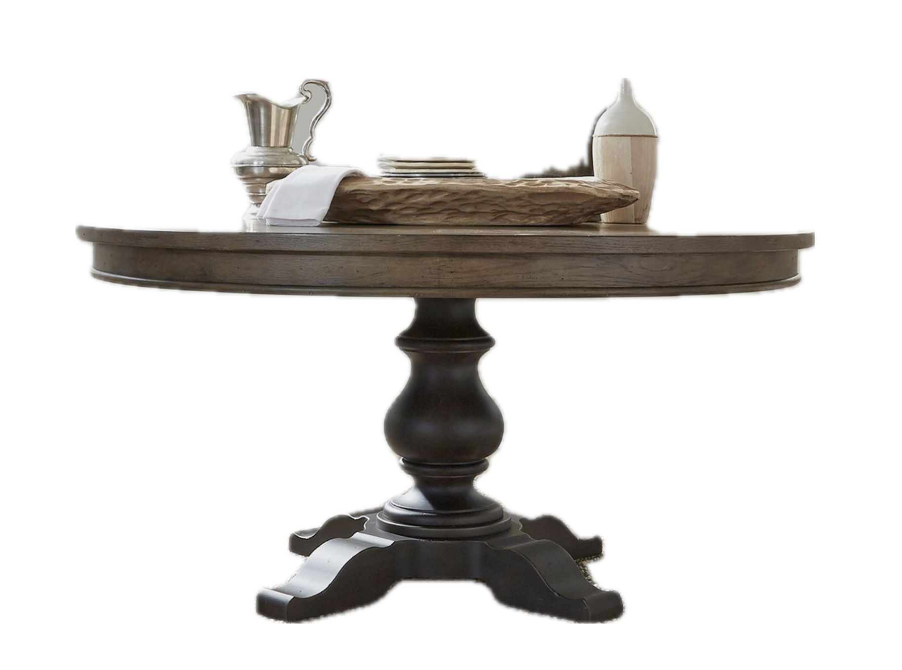 Screenshot 2025-10-30 at 7.08.03 PM Rustic Taupe Dining Table Collection (Round/Rectangular Sizes) - Image 1
