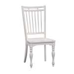 Antique White Side Chair - Image 2