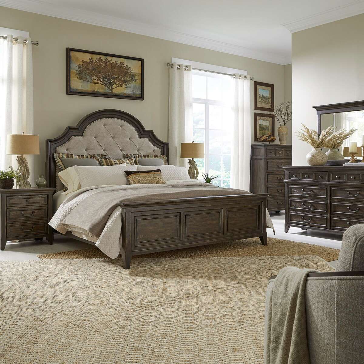 Paradise Valley Upholstered Bed – Watts Furniture - LaGrange, GA