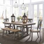 Lindsey Farm 5, 6, or 7 Piece Dining Set