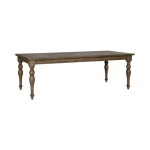Rustic Taupe Dining Table Collection (Round/Rectangular Sizes) - Image 2