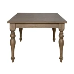 Rustic Taupe Dining Table Collection (Round/Rectangular Sizes) - Image 4