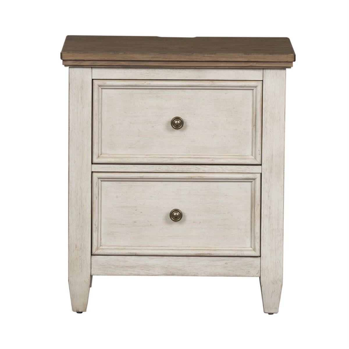 Heartland 2 Drawer Night Stand w/ Charging Station
