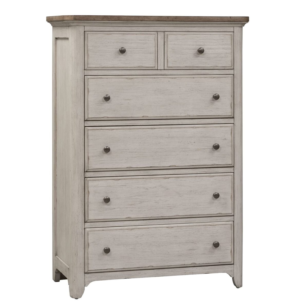 Farmhouse Reimagined 5 Drawer Chest Farmhouse Reimagined 5 Drawer Chest - Image 1