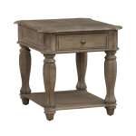 Antique White End Table - Image 5