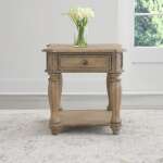 Antique White End Table - Image 6