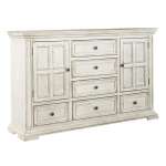 Big Valley 2 Drawer 6 Door Dresser - Image 3