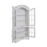 Antique White Display Cabinet - Image 3