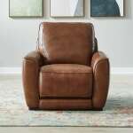 Power Reclining Leather Chair - Image 3