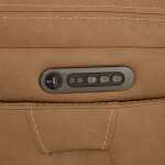 Power Leather Reclining Sofa with Heat & Massage - Image 6