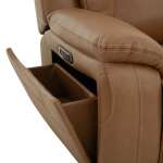 Power Leather Reclining Sofa with Heat & Massage - Image 5