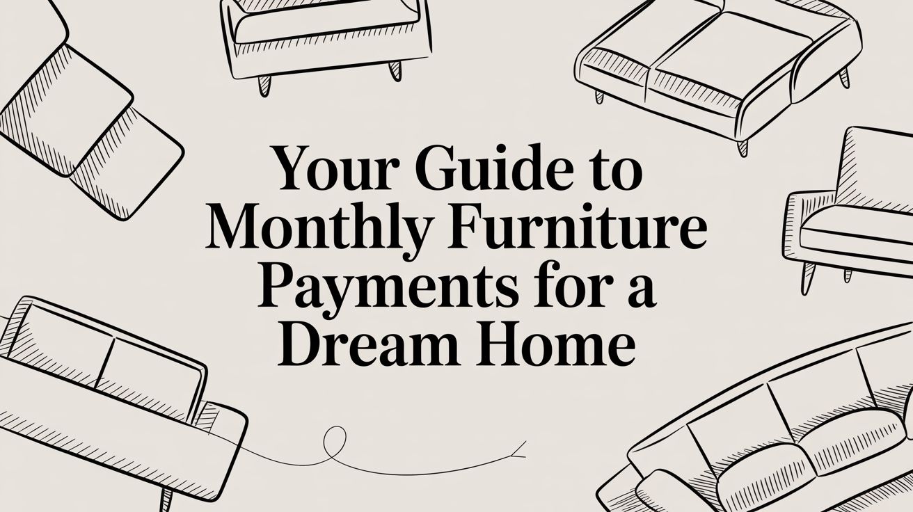 Monthly Furniture Payments Furniture Illustrations