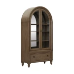 American Farmhouse Arched Display Cabinet