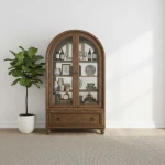 American Farmhouse Arched Display Cabinet - Image 2
