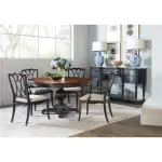 Charleston Upholstered Seat Arm Chair - Image 3