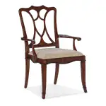 Charleston Upholstered Seat Arm Chair