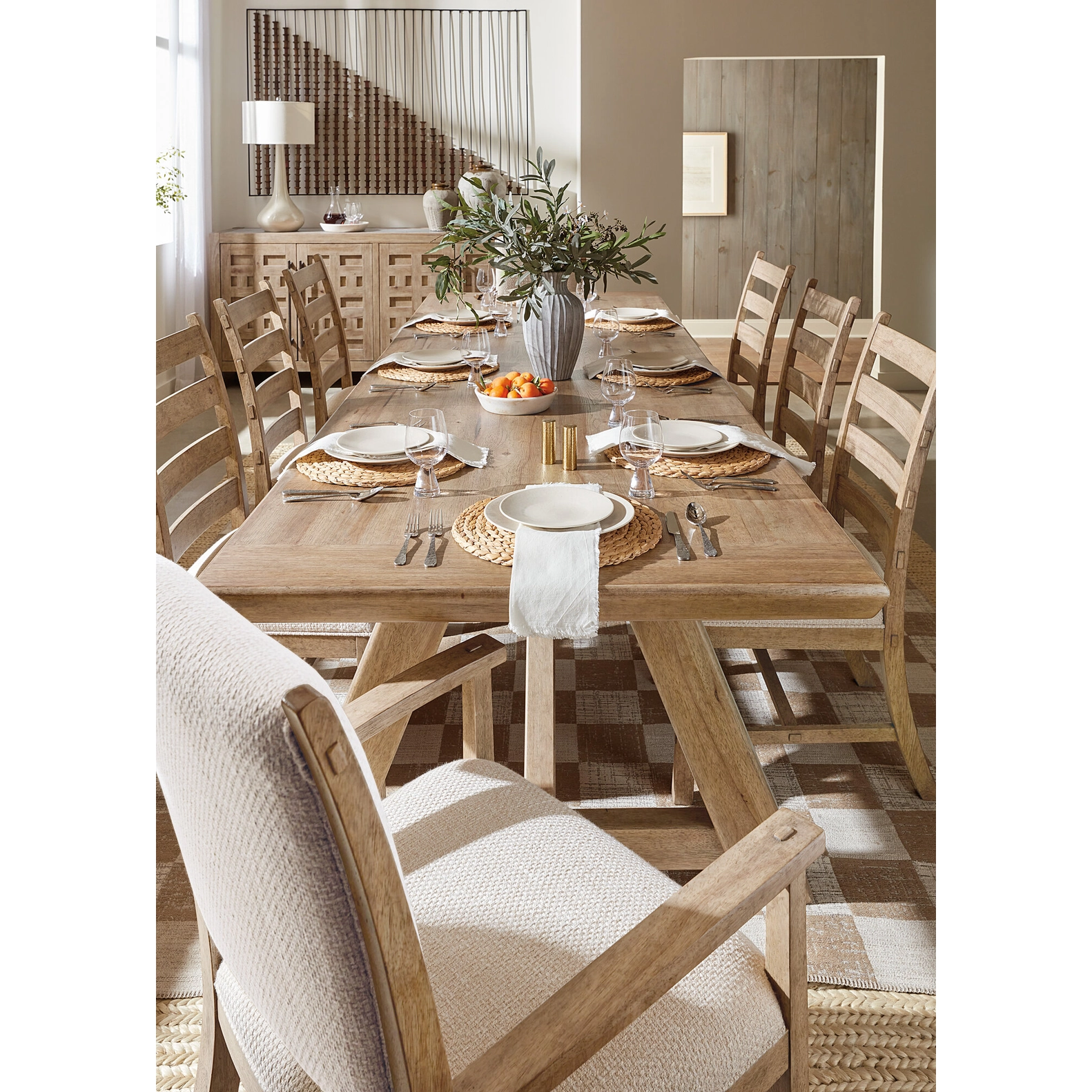 Vineyard Row Rectangle Dining Table - Image 3