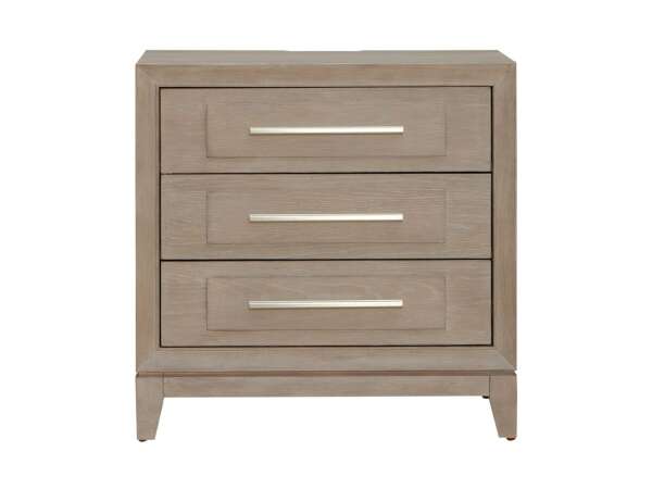 Brentwood 3 Drawer Nightstand with Charging Station