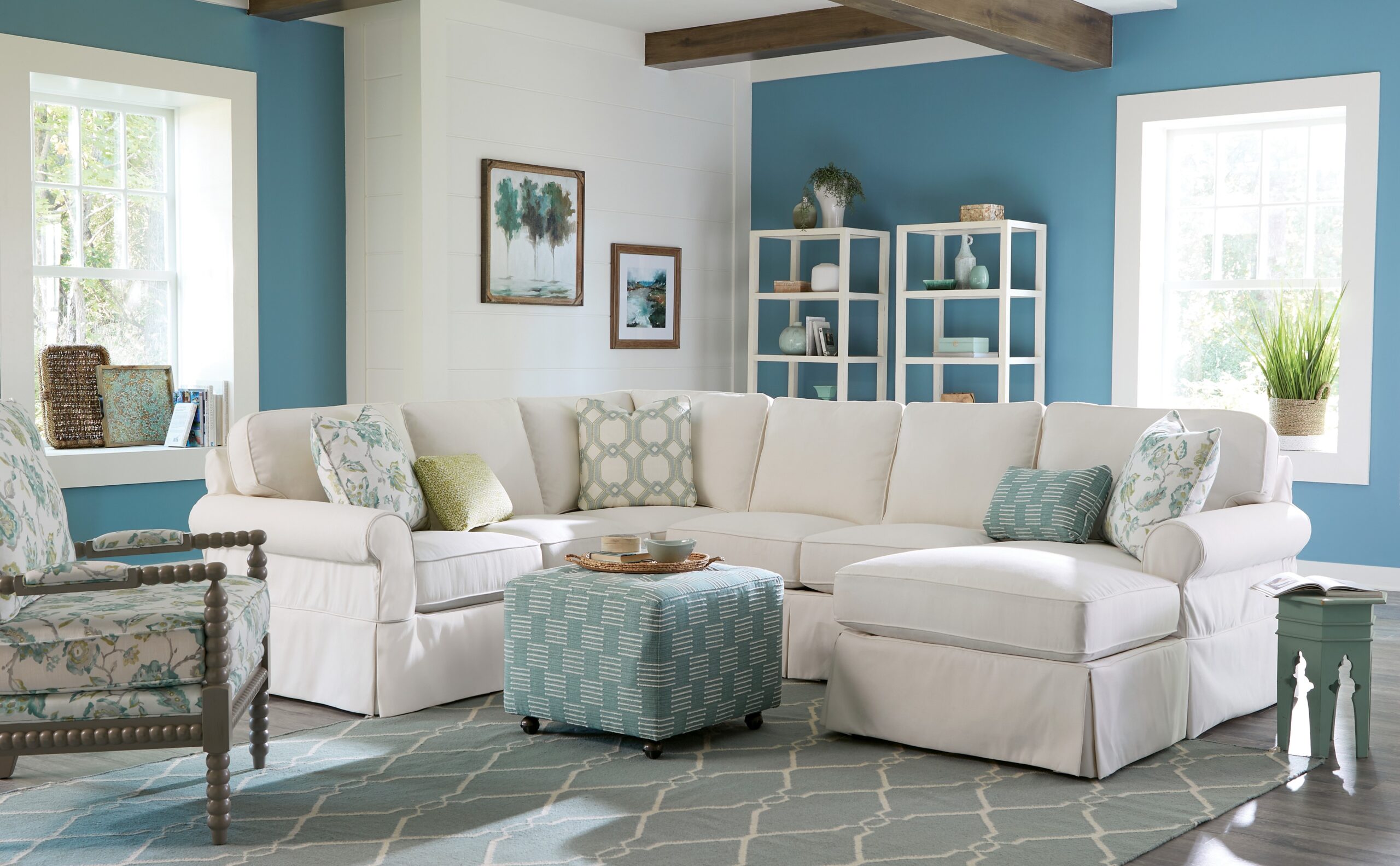 Shop all stationary sectionals at Watts Furniture and Mattress