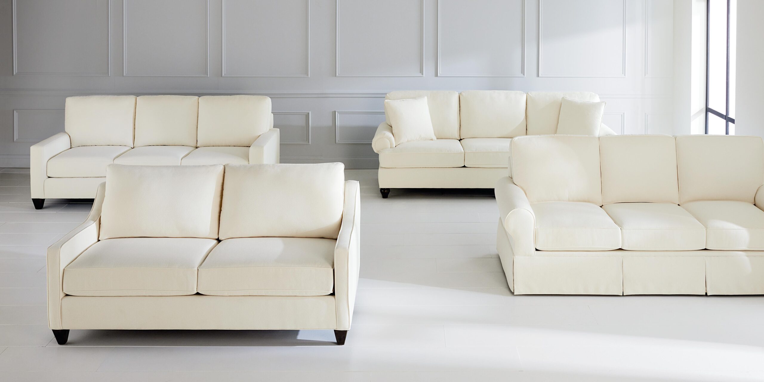 Bassett True Custom sofas at Watts Furniture and Mattress