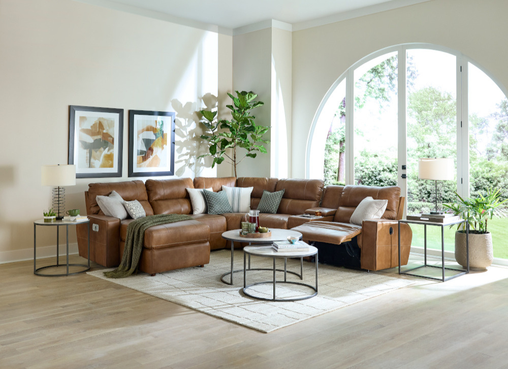 La-Z-Boy Maddox reclining sectional at Watts Furniture and Mattress