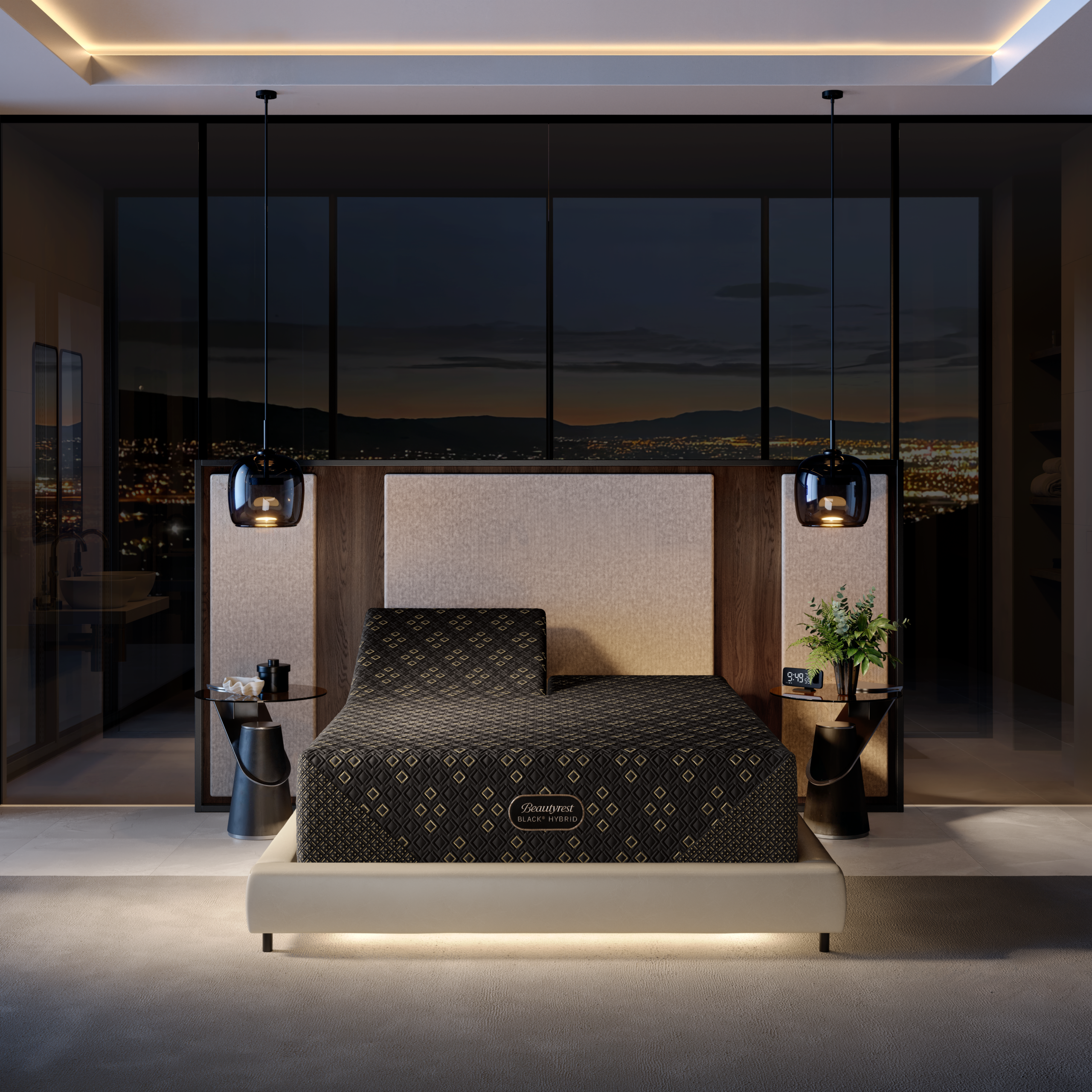 PNG Large BR26 NL BlackHybridXCS SeriesFour MD Room Front RaisedHead AdjBase SplitQN Scaled