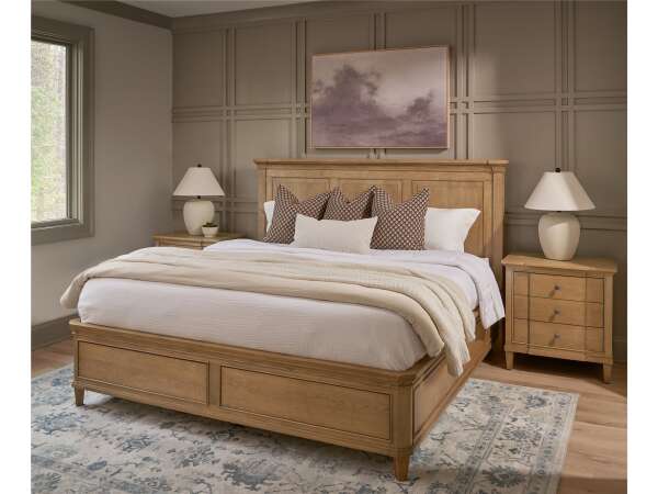 Birchaven Brindle Three Drawer Nightstand - Image 2