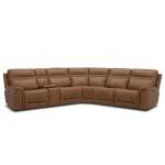 Cooper Power Reclining Leather Sectional